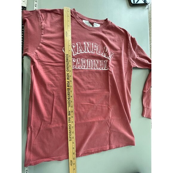 Blue 84 Stanford Cardinal Long Sleeve TShirt Mens Large Crewneck Red Cotton NEW - Picture 4 of 8